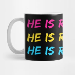 He Is Risen Cool Inspirational Easter Christian Mug